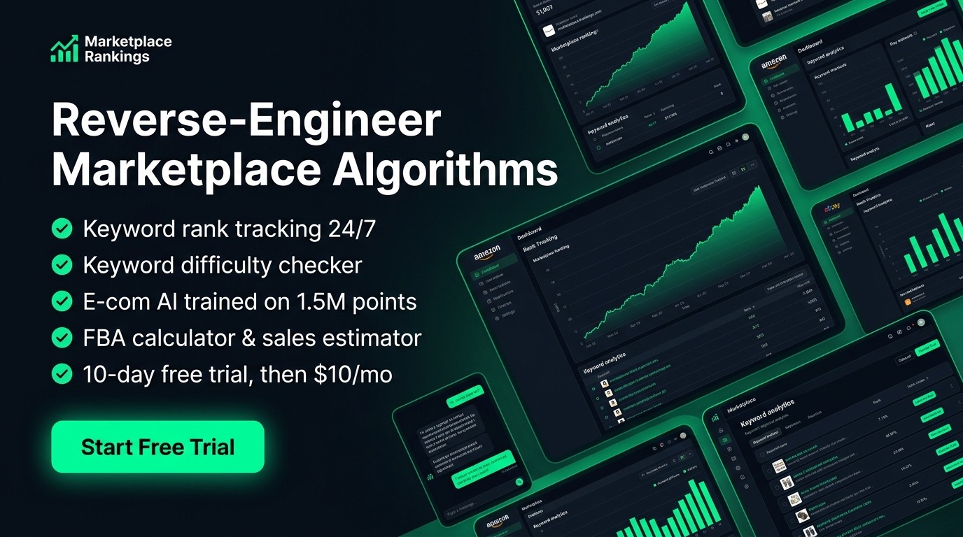 Marketplace Rankings Seller Tools Pro